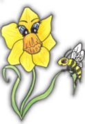FLower and Bee Together